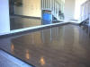 dark maple floor