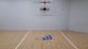 Indoor mini court with logo